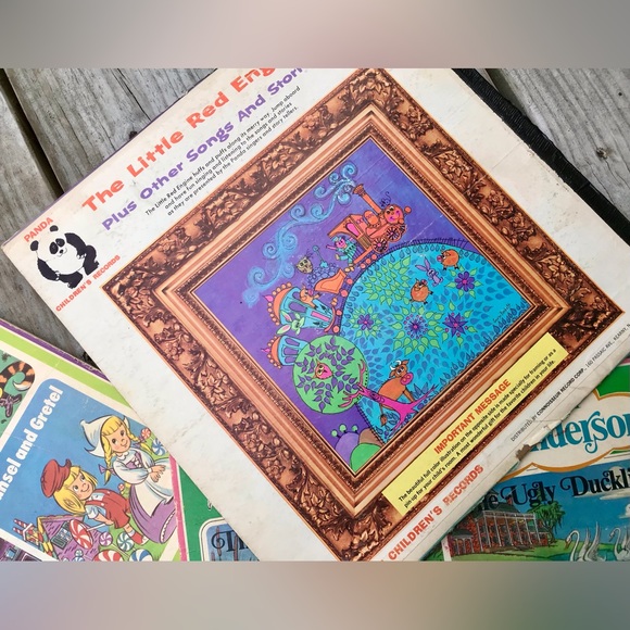 Lot Vintage Childrens Records Story Book Reading Songs Classic Fairy Tale Fables - Picture 5 of 16